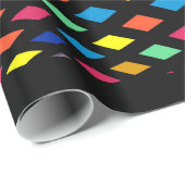Farbiger digitaler Regenbogen Geschenkpapier (Rolleneckpunkt)