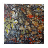 Farbiger Dinosaurier-Knochen Fliese (Vorderseite)