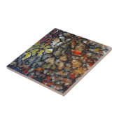 Farbiger Dinosaurier-Knochen Fliese (Seite)