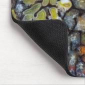 Farbiger Dinosaurier-Knochen Mousepad (Ecke)