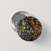 Farbiger Dinosaurierknochen Button (Vorne & Hinten)