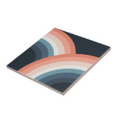 Farbiger doppelter Retro-Regenbogenstil Fliese (Seite)