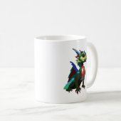 farbiger Drache Kaffeetasse (VorderseiteRechts)