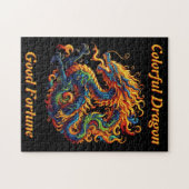 farbiger Drache Puzzle (Horizontal)