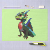 farbiger Drache Seidenpapier (Handwerk)