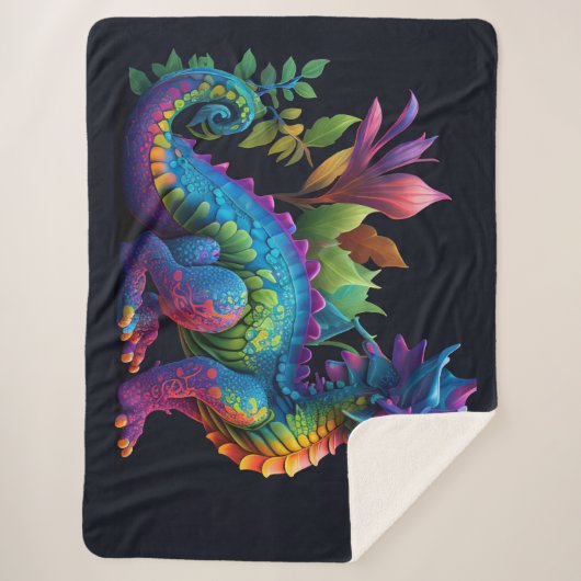 farbiger Drache Sherpadecke (Vorderseite)