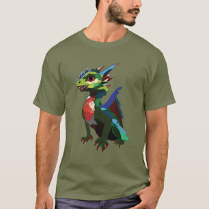 Farbiger Drache  T-Shirt