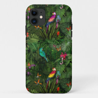 Farbiger Dschungel iPhone 11 Hülle
