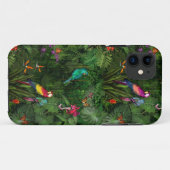 Farbiger Dschungel Case-Mate iPhone Hülle (Rückseite (Horizontal))