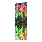 Farbiger Eis zwei Thermosbecher (Nach links gedreht)