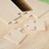 Farbiger Eisvogel auf Ast sitzend Puzzle (Seite)