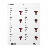 Farbiger Elefant-Cartoon (Vorne)