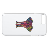 Farbiger Elefant-Cartoon Case-Mate iPhone Hülle (Rückseite (Horizontal))