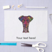 Farbiger Elefant-Cartoon Seidenpapier (Handwerk)