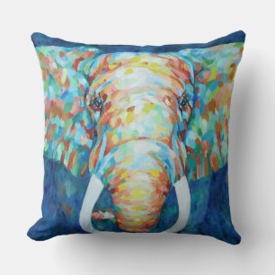 Farbiger Elefant Kissen