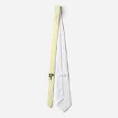 Farbiger Elefant Krawatte (Rückseite)