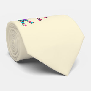 Farbiger Elefant Krawatte