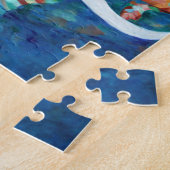 Farbiger Elefant Puzzle (Seite)