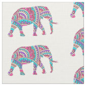 Farbiger Elefant Stoff (Nahaufnahme)
