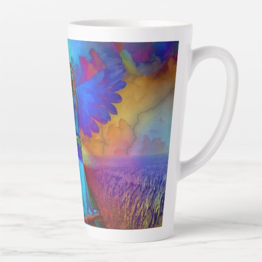 Farbiger Engel - Milchtasse (Rechts)