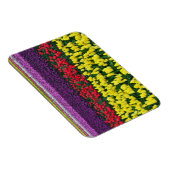 Farbiger Federtulips-Magnet Magnet (Rechte Seite)
