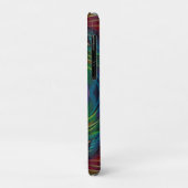 Farbiger Federwirbel Case-Mate iPhone Hülle (Hinten/Links)