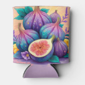 Farbiger Feigenbaum Dosenkühler (Vorderseite)