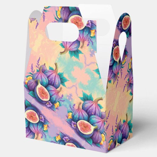 Farbiger Feigenbaum Geschenkschachtel (Geöffnet)