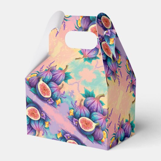 Farbiger Feigenbaum Geschenkschachtel (Vorderseite)