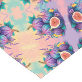 Farbiger Feigenbaum Kurzer Tischläufer (Ecke)