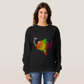 Farbiger Fisch 101 Sweatshirt (Vorne ganz)