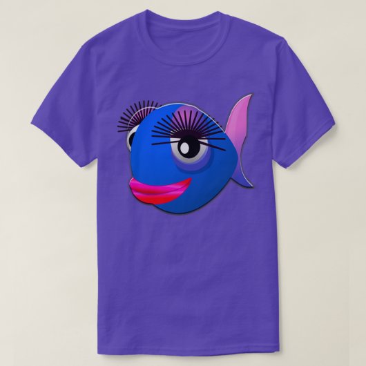Farbiger Fisch 2 T-Shirt (Design vorne)