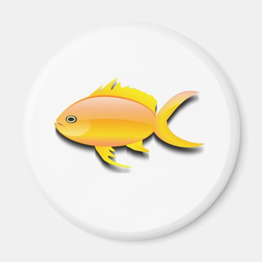 Farbiger Fisch-Design-Magnet Magnet (Vorne)