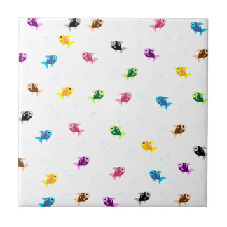 farbiger Fisch Fliese