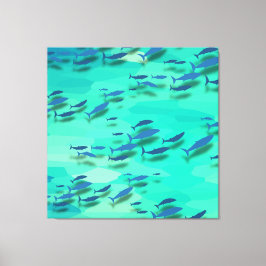 Farbiger Fisch Leinwanddruck