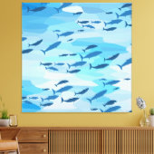 Farbiger Fisch Leinwanddruck (Insitu (Wohnzimmer))