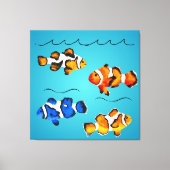 Farbiger Fisch Leinwanddruck