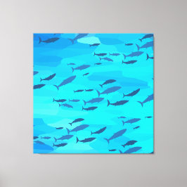 Farbiger Fisch Leinwanddruck