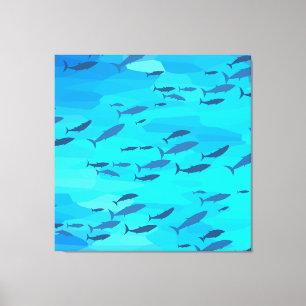 Farbiger Fisch Leinwanddruck