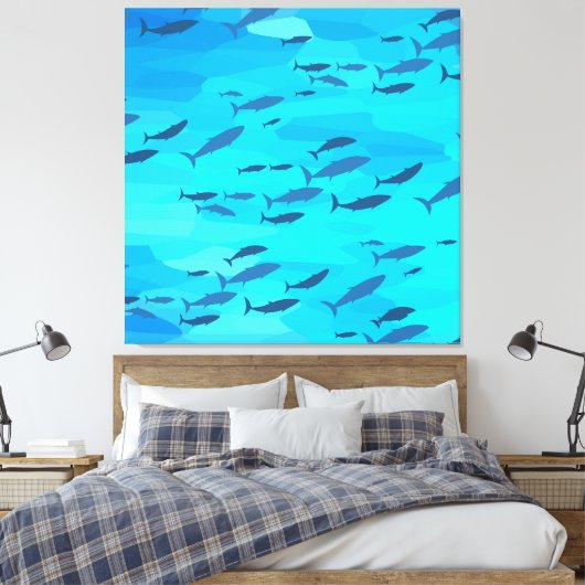 Farbiger Fisch Leinwanddruck (Insitu (Schlafzimmer))
