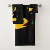 farbiger Fisch "n blubbles Badhandtuch Set (Insitu)
