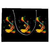 farbiger Fisch "n blubbles Große Geschenktüte (Rückseite)