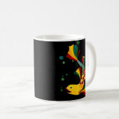 farbiger Fisch "n blubbles Kaffeetasse (VorderseiteRechts)