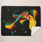 farbiger Fisch "n blubbles Sherpadecke (Vorderseite (Horizontal))