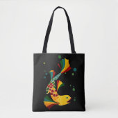 farbiger Fisch "n blubbles Tasche (Vorderseite)