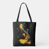 farbiger Fisch "n blubbles Tasche (Rückseite)