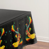 farbiger Fisch "n blubbles Tischdecke (Beispiel)