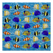 Farbiger Fisch Poster (Vorderseite)