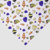 Farbiger Fisch Seidenpapier (Ausschnitt)