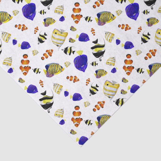 Farbiger Fisch Seidenpapier (Ausschnitt)